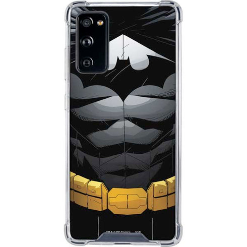 DC Comics Batman Chest Comic art Galaxy S20 FE Clear Case