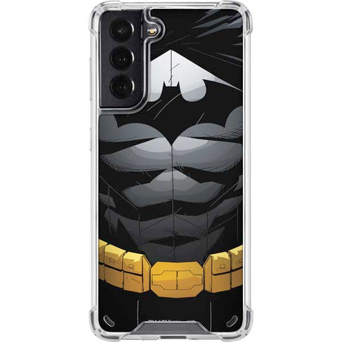 DC Comics Batman Chest Comic art Galaxy S21 5G Clear Case
