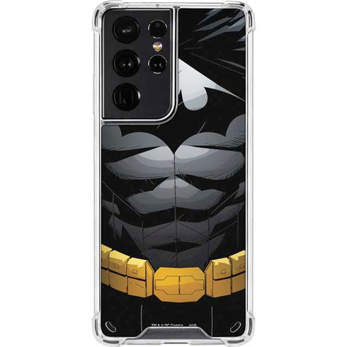 DC Comics Batman Chest Comic art Galaxy S21 Ultra 5G Clear Case