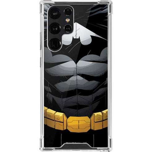 DC Comics Batman Chest Comic art Galaxy S22 Ultra Clear Case