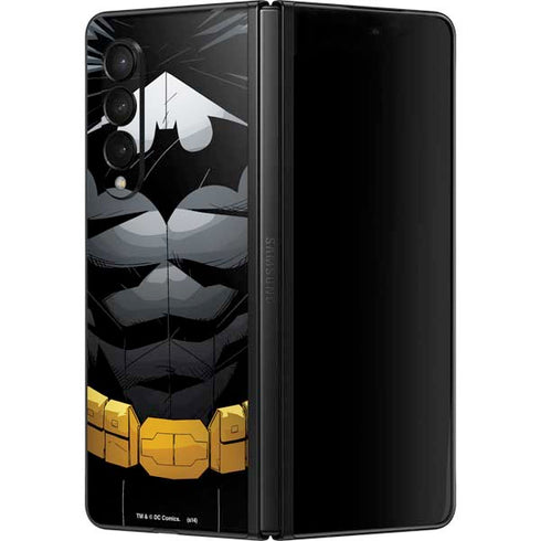 DC Comics Batman Chest Comic art Galaxy Z Fold3 5G Skin