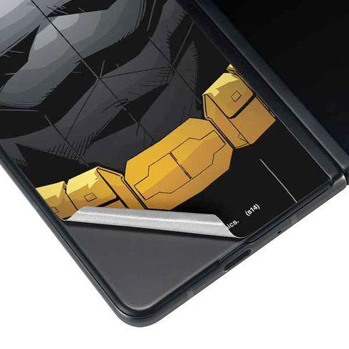 DC Comics Batman Chest Comic art Galaxy Z Fold4 5G Skin