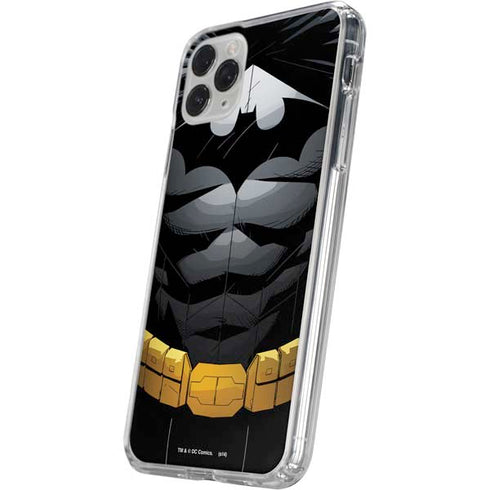 DC Comics Batman Chest Comic art iPhone 11 Pro Clear Case