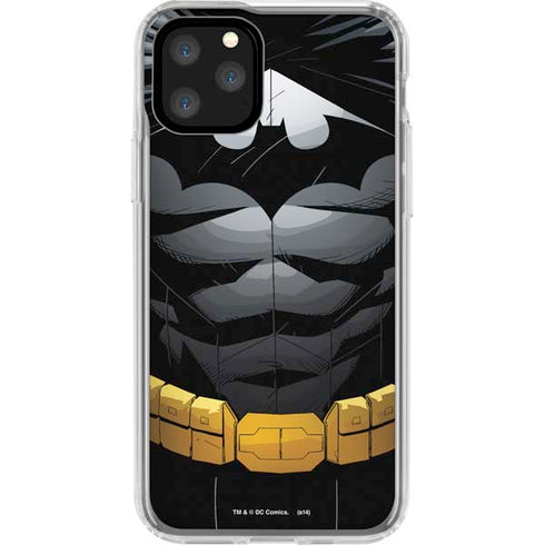 DC Comics Batman Chest Comic art iPhone 11 Pro Clear Case
