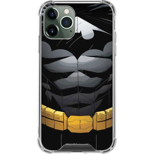 DC Comics Batman Chest Comic art iPhone 11 Pro Max Clear Case