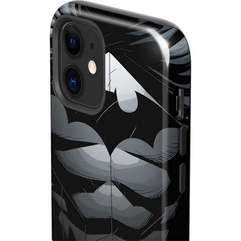 DC Comics Batman Chest Comic art iPhone 12 Impact Case