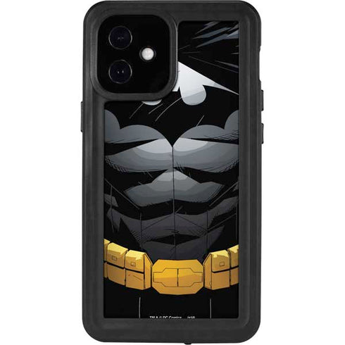 DC Comics Batman Chest Comic art iPhone 12 Mini Waterproof Case