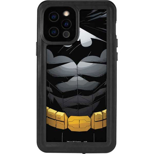 DC Comics Batman Chest Comic art iPhone 12 Pro Waterproof Case