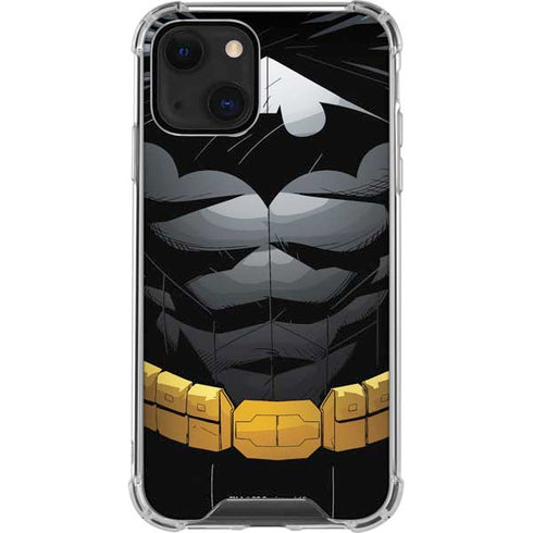 DC Comics Batman Chest Comic art iPhone 13 Mini Clear Case