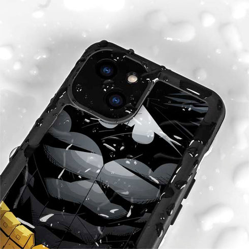 DC Comics Batman Chest Comic art iPhone 13 Mini Waterproof Case