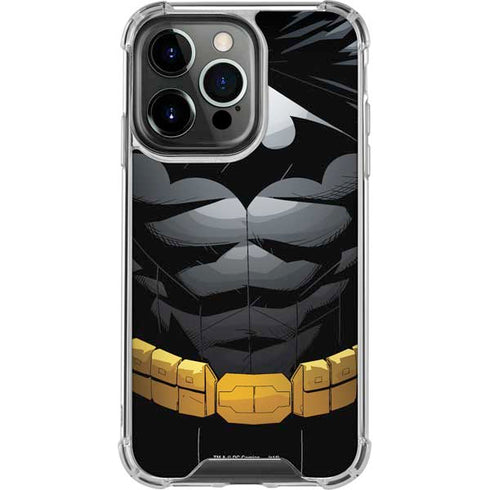 DC Comics Batman Chest Comic art iPhone 13 Pro Clear Case