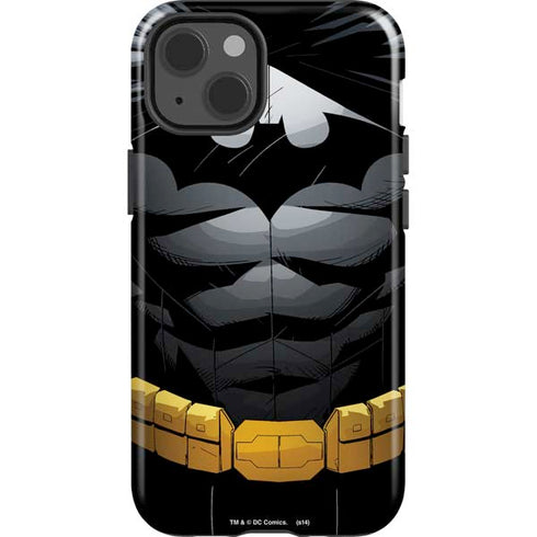 DC Comics Batman Chest Comic art iPhone 15 Impact Case