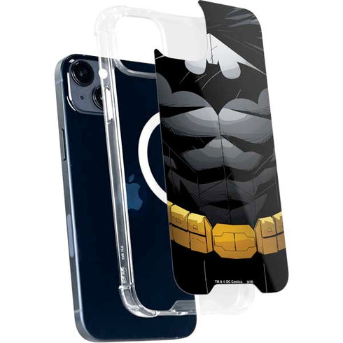 DC Comics Batman Chest Comic art iPhone 15 Plus MagSafe Case