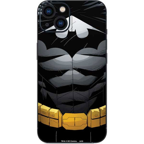 DC Comics Batman Chest Comic art iPhone 15 Plus Skin