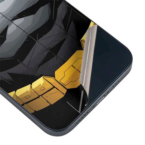 DC Comics Batman Chest Comic art iPhone 15 Plus Skin