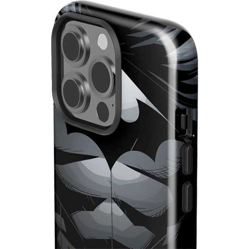 DC Comics Batman Chest Comic art iPhone 14 Pro Impact Case