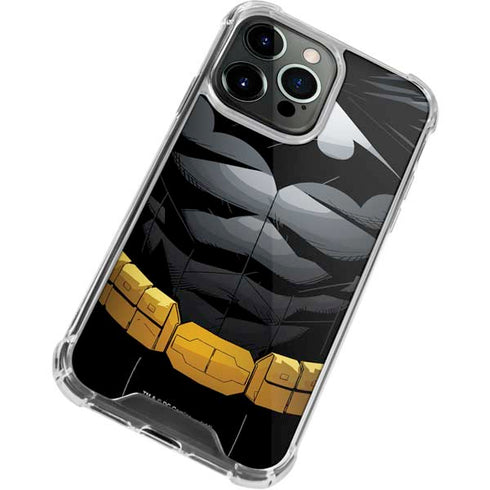 DC Comics Batman Chest Comic art iPhone 15 Pro Max Clear Case