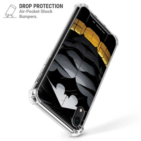 DC Comics Batman Chest Comic art iPhone XR Clear Case