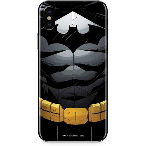 DC Comics Batman Chest Comic art iPhone XS Skin