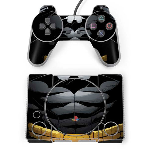 DC Comics Batman Chest Comic art PlayStation Classic Bundle Skin