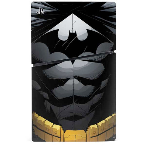 DC Comics Batman Chest Comic art PS5 Slim Disk Console Skin
