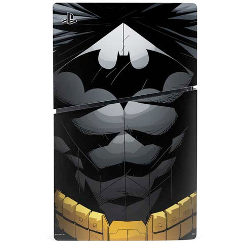DC Comics Batman Chest Comic art PS5 Slim Digital Edition Console Skin