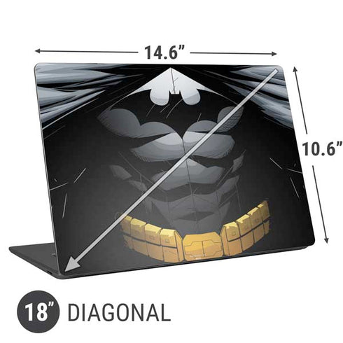 DC Comics Batman Chest Comic art Universal Laptop 18in (14.6 x 10.6in) Skin