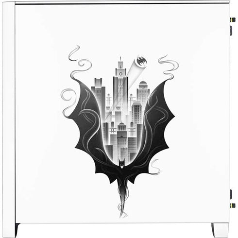 DC Comics Batman City Scape Cover Art Corsair 4000D Tempered Glass Mid-Tower ATX Case Skin