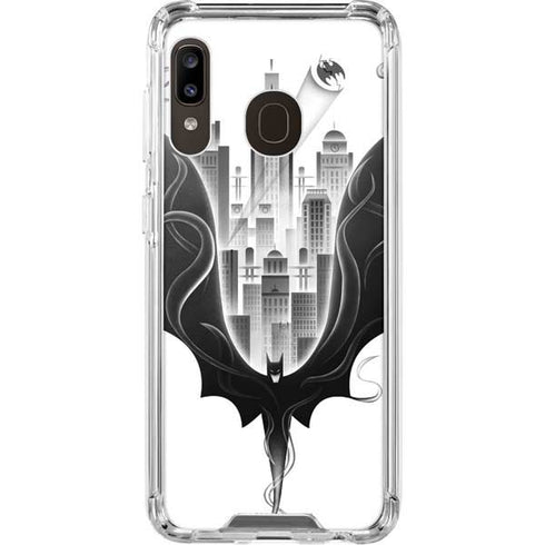 DC Comics Batman City Scape Cover Art Galaxy A30 Clear Case