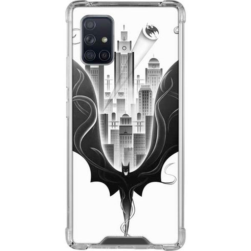 DC Comics Batman City Scape Cover Art Galaxy A71 5G Clear Case