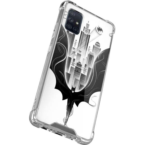 DC Comics Batman City Scape Cover Art Galaxy A71 5G Clear Case
