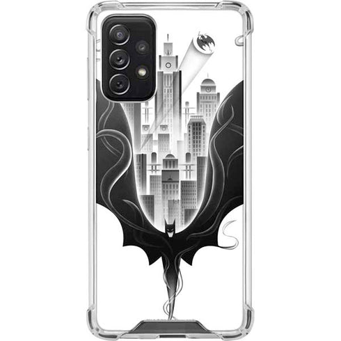 DC Comics Batman City Scape Cover Art Galaxy A72 5G Clear Case