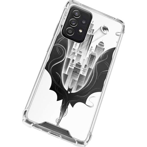 DC Comics Batman City Scape Cover Art Galaxy A72 5G Clear Case