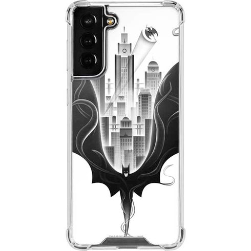 DC Comics Batman City Scape Cover Art Galaxy S21 FE Clear Case