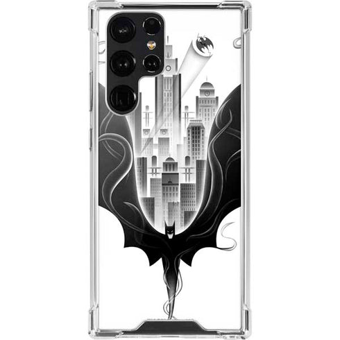 DC Comics Batman City Scape Cover Art Galaxy S22 Ultra Clear Case