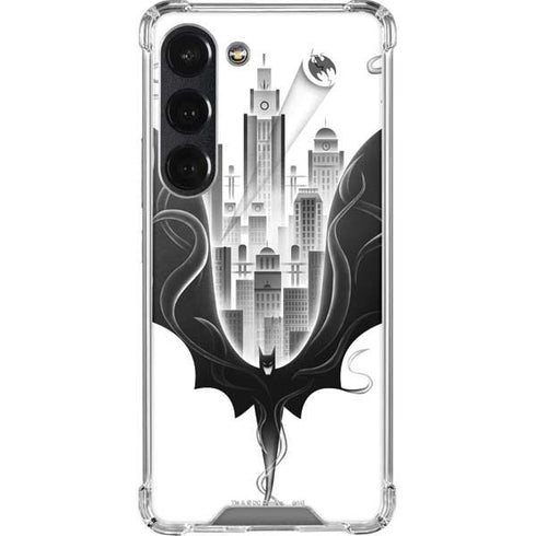 DC Comics Batman City Scape Cover Art Galaxy S23 Clear Case