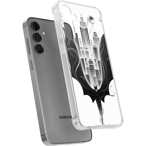 DC Comics Batman City Scape Cover Art Galaxy S24 Plus Clear Case