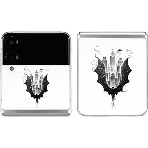 DC Comics Batman City Scape Cover Art Galaxy Z Flip4 5G Skin