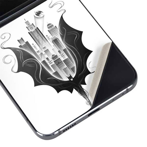 DC Comics Batman City Scape Cover Art Galaxy Z Flip5 5G Skin