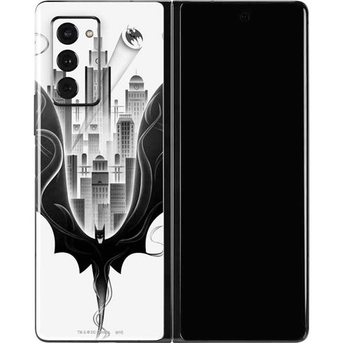 DC Comics Batman City Scape Cover Art Galaxy Z Fold2 5G Skin