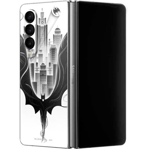 DC Comics Batman City Scape Cover Art Galaxy Z Fold4 5G Skin
