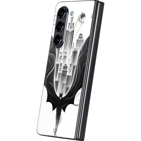 DC Comics Batman City Scape Cover Art Galaxy Z Fold5 5G Skin