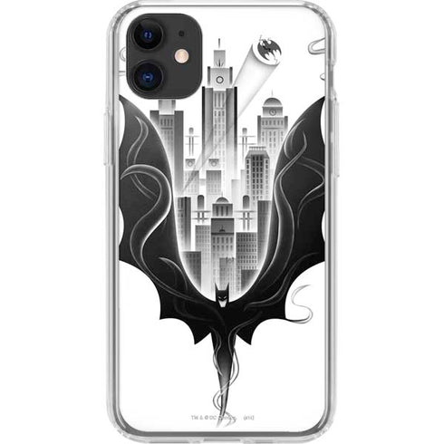 DC Comics Batman City Scape Cover Art iPhone 11 Clear Case