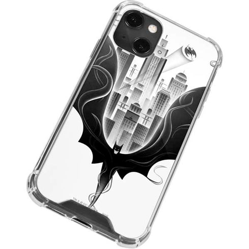DC Comics Batman City Scape Cover Art iPhone 13 Mini Clear Case
