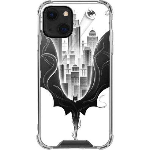 DC Comics Batman City Scape Cover Art iPhone 14 Plus Clear Case