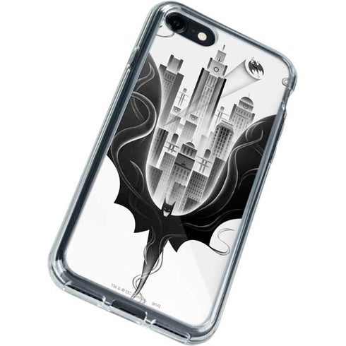 DC Comics Batman City Scape Cover Art iPhone SE (2nd & 3rd Gen) Clear Case