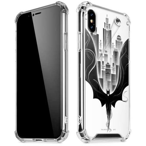DC Comics Batman City Scape Cover Art iPhone XS Max Clear Case