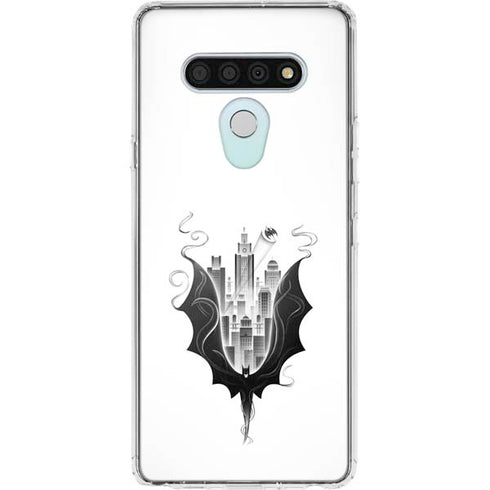 DC Comics Batman City Scape Cover Art LG Stylo 6 Clear Case