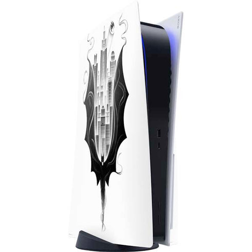 DC Comics Batman City Scape Cover Art PS5 Console Skin