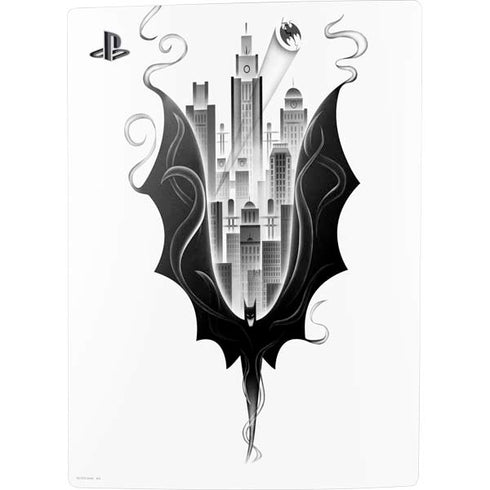 DC Comics Batman City Scape Cover Art PS5 Console Skin